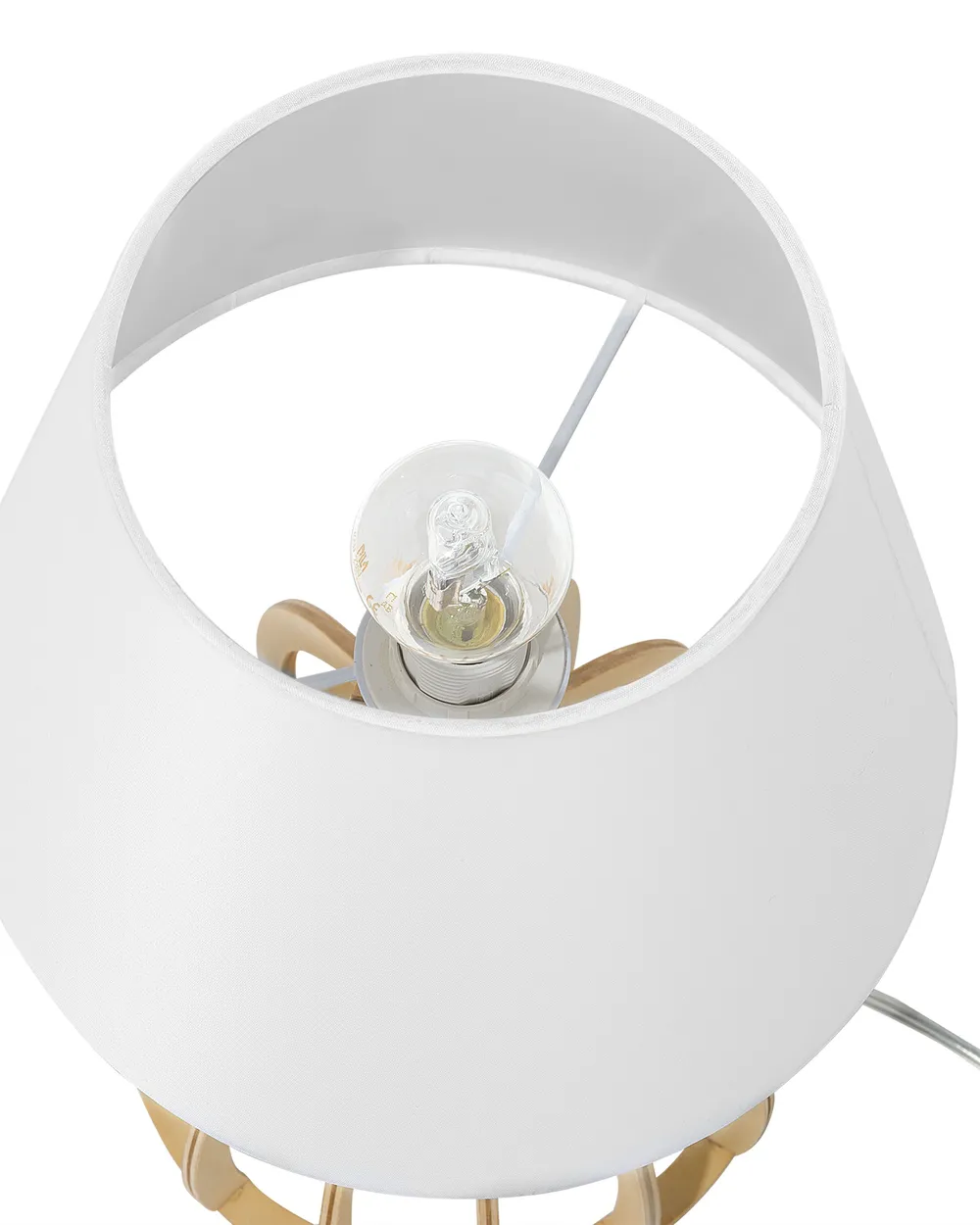 Table Lamp AGUEDA Brown/ White_694981