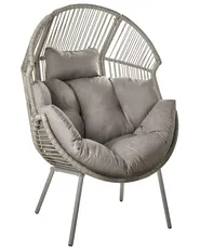 Garden Chair MURANO PE Rattan Grey_999793
