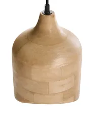 Pendant Lamp PANDU Mango Wood Light Brown_986444