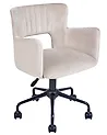 Desk Chair SANILAC II Velvet Taupe