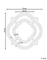 Wandspiegel zwart ø 51 cm COBETA_827786