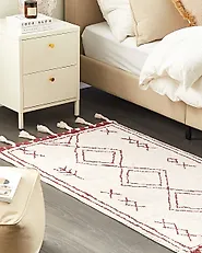 Rug KENITRA Off-White 80 x 150 cm Cotton_1178956