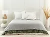 Weighted Blanket Cover CALLISTO 135 x 200 cm Polyester Light Grey