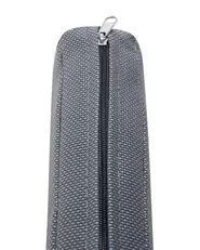 Set di 2 sedie da giardino con cuscini BACOLI Tessuto Grigio scuro_720359