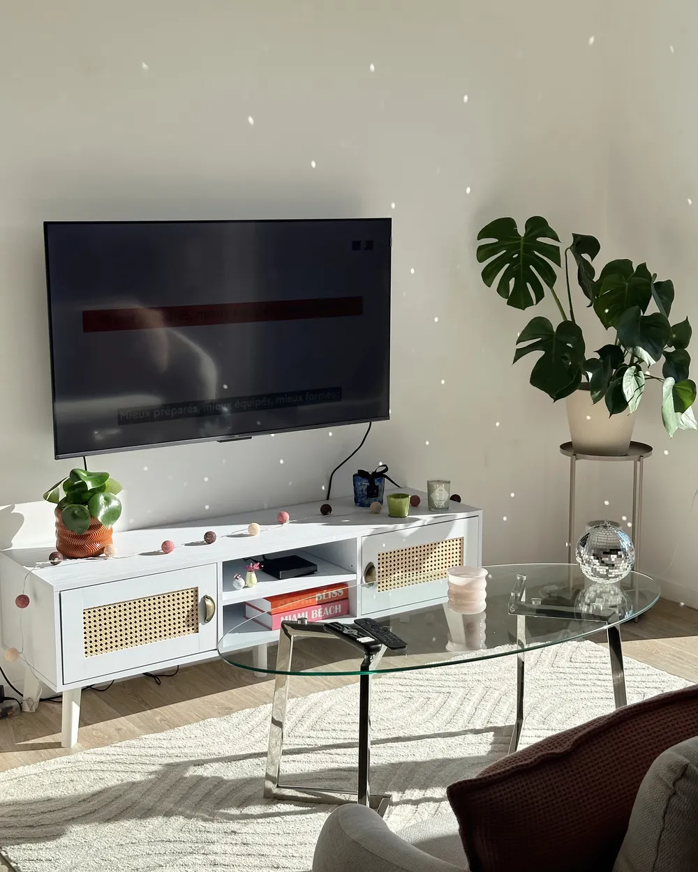 Mobile TV PARTON Bianco sporco_961367