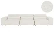 Modular Sofa 3 Seater HELLNAR Boucle Off-White_911254