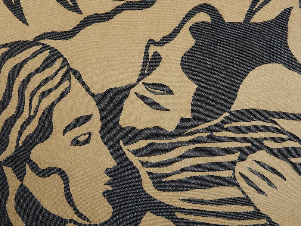 Koc KUDIYA 130 x 170 cm Beżowy_834808