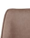 Faux Leather Desk Chair Light Brown NEWDALE_934246