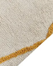 Tappeto MARAND Giallo 160 x 230 cm Cotone_842996