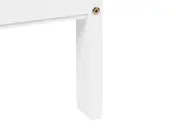 Bett mit Lattenrost Kiefernholz MADONE 90 x 200 cm Weiss_1131255