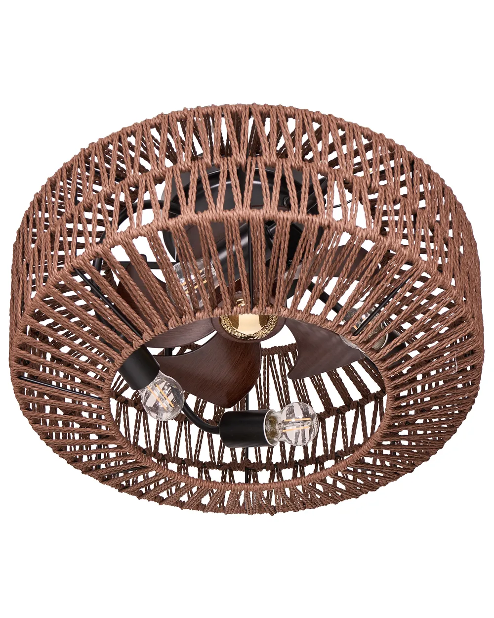 Plafondventilator met verlichting ESTERO met afstandsbediening Bruin_1125563