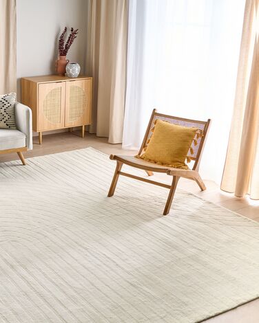 Wool Area Rug 300 x 400 cm Beige DAGARI