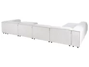 Modular Corner Sofa 5 Seater ARDAL Corduroy Off-White Right Hand_1008152