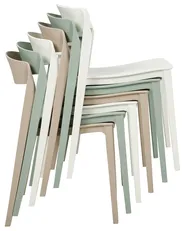 Set of 2 Dining Chairs SOMERS White_873478