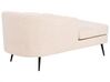 Chaise longue bouclé beige chiaro destra ALLIER_879214