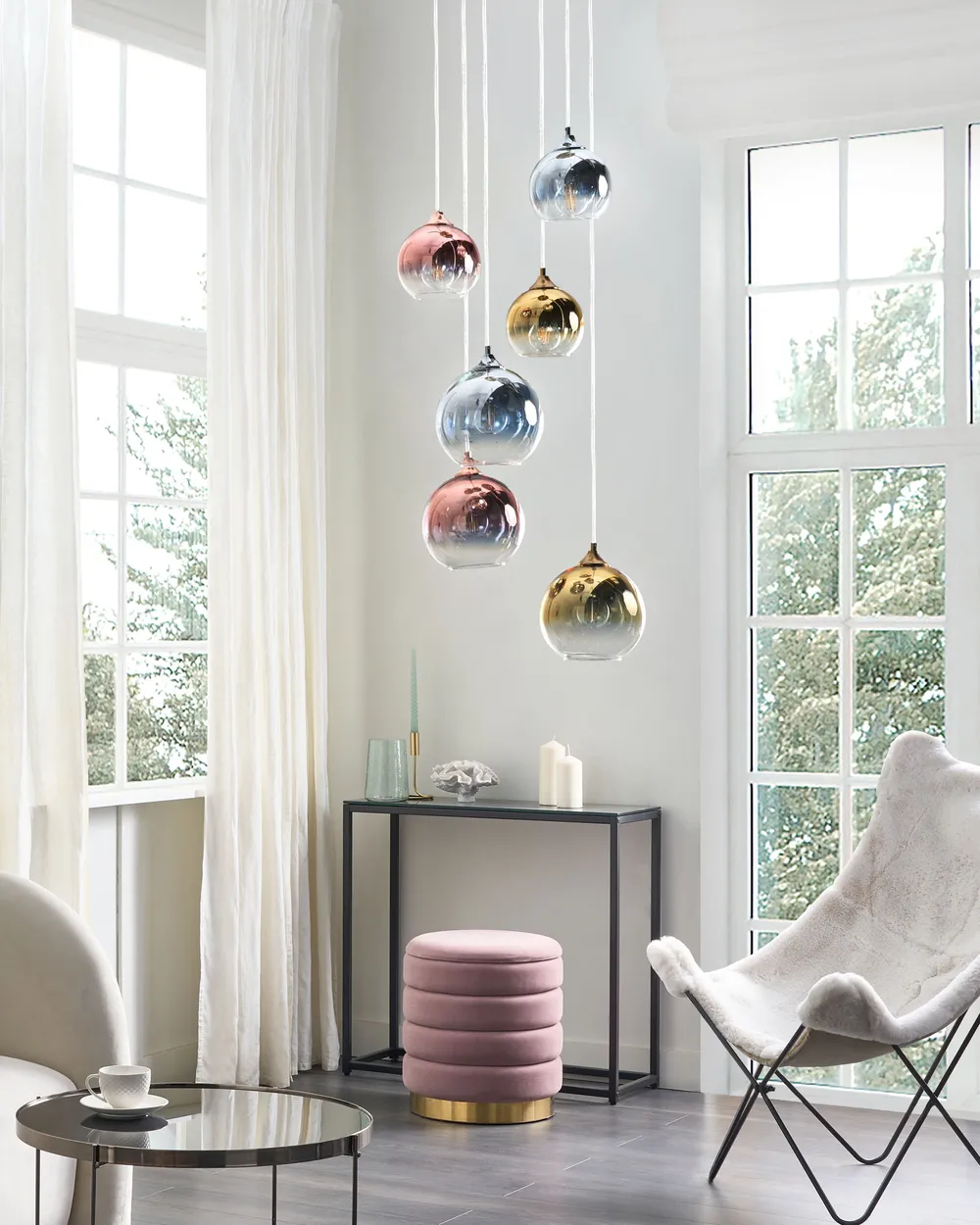 Pendant Lamp TOOMA Glass Brass_868641