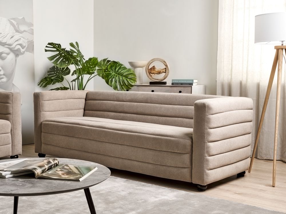 Sofa 3 personers HOFN Brungrå