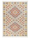 Bavlnený kelímový koberec 200 x 300 cm viacfarebný ATAN_869122