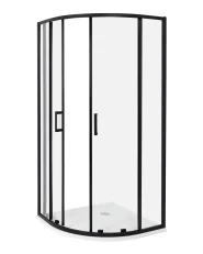 Kabina prysznicowa JUKATAN 90 x 90 x 185 cm Czarny_944704