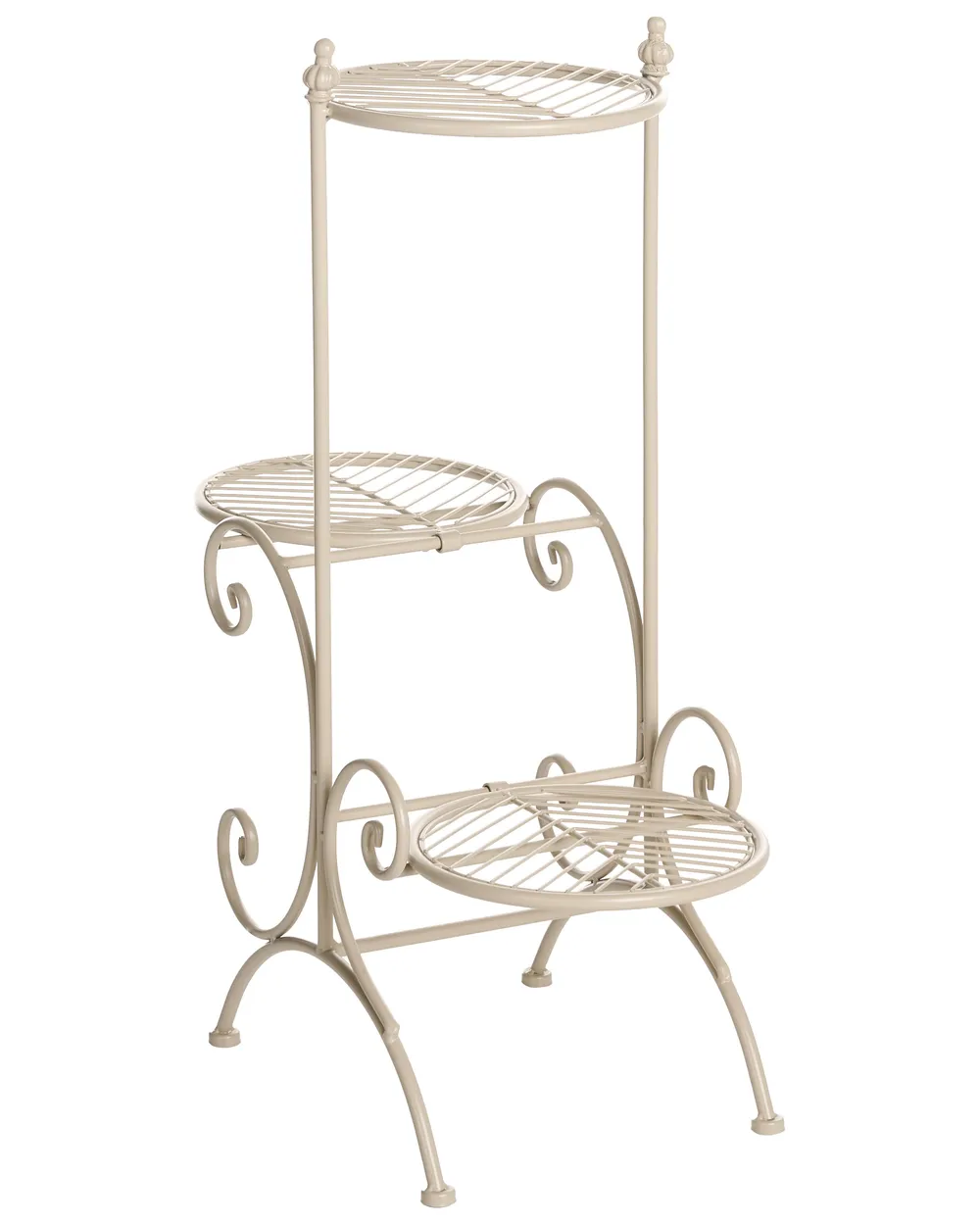 Kwietnik ASAGAO 26 cm Metal Beżowy