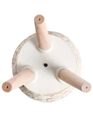 Donica na nóżkach ALIARTOS 26 cm Złamana biel_982185