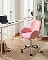 Desk Chair PRIDDY Boucle Pink