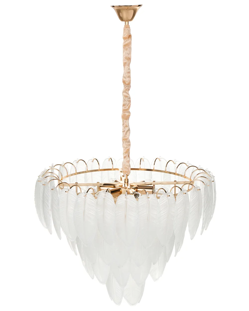 Chandelier MAHAICA Glass Brass_1006170