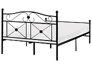 Bed Metal RODEZ 120 x 200 cm (EU Small Double) Black_1026511