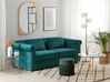 Sofa rozkładana welurowa zielona CHESTERFIELD_765917
