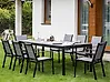 Extending Garden Dining Table TOFANE 198/248 cm 90 cm Grey