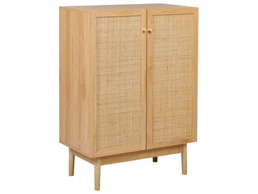 2 Door Sideboard Light Wood NIVO