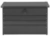 Garden Storage Box 100 x 62 cm Dark Grey CEBROSA_717646