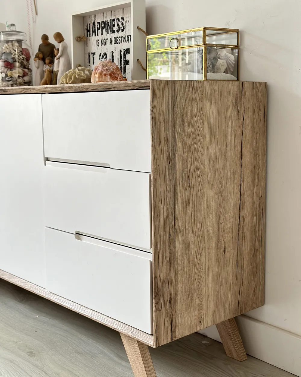 Szafka 2-drzwiowa FORESTER Brązowy/ biały_897041