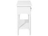 Konzolový stolík s 2 zásuvkami biely LOWELL_729722