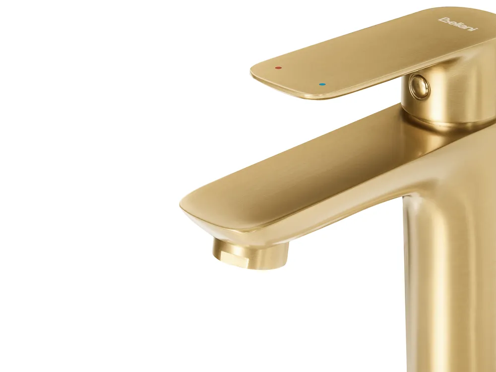 Basin Mixer Tap CHIMBOTE Brass Gold_998948