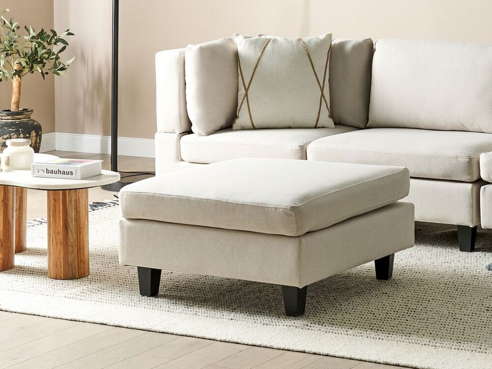 Otomana UNSTAD Tela Beige claro