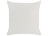 Right Hand Boucle Chaise Lounge White LE CRAU_923674