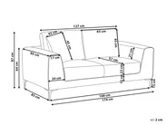 2 Seater REINEN Fabric Grey_969103