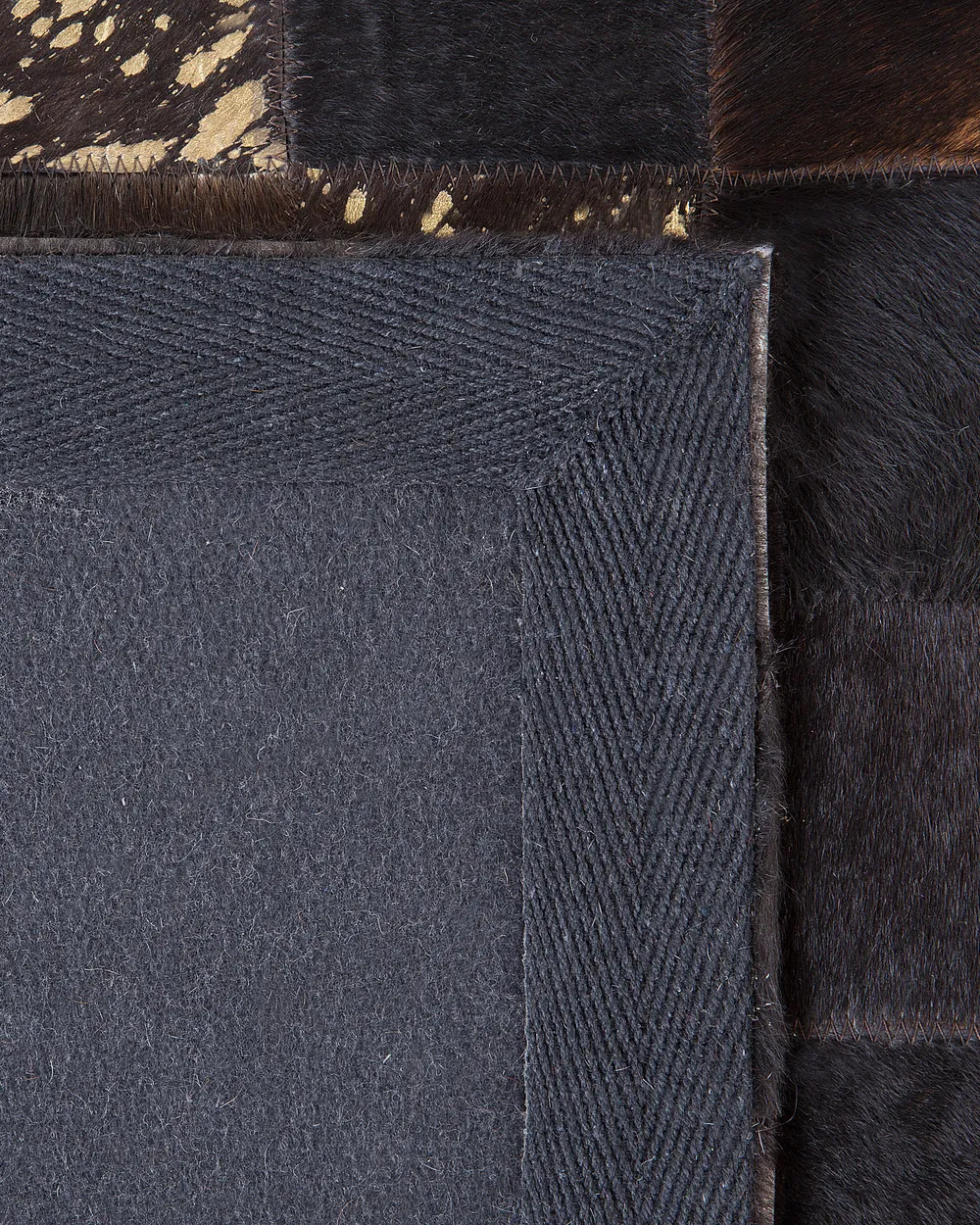 Rug BANDIRMA Brown 140 x 200 cm Leather_500274