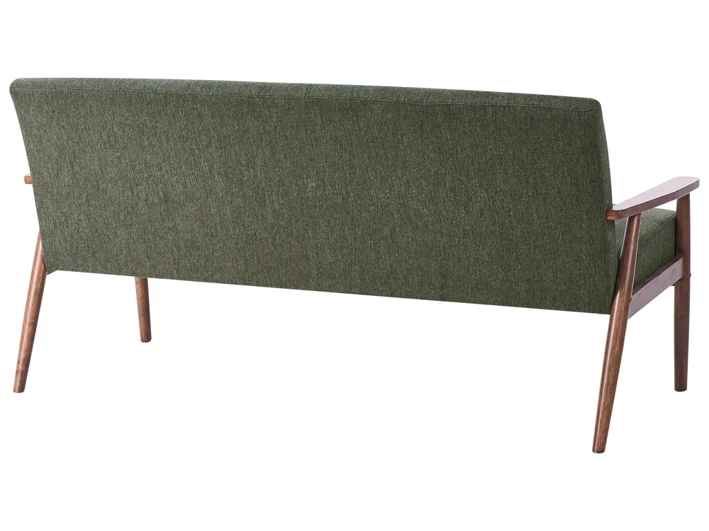 Set da salotto 6 posti ESRUM Tessuto Marrone scuro/Verde_1014967