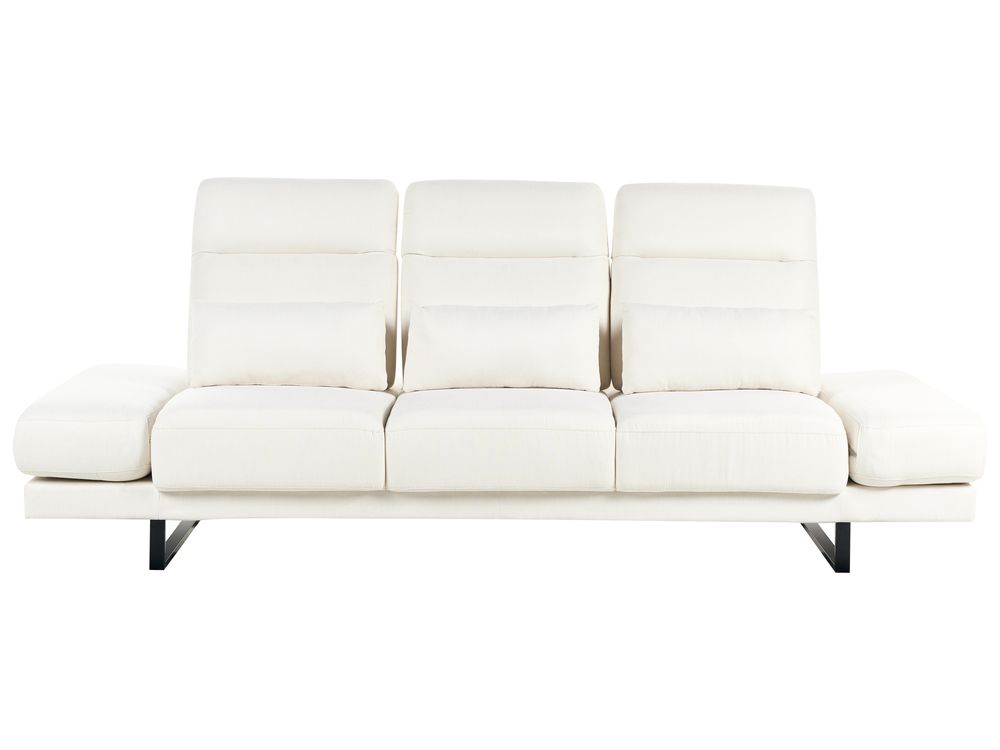 Divano 3 posti IKAST Tessuto Beige chiaro