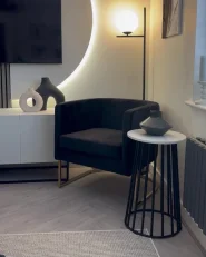 Armchair SIRKKA Velvet Black_975257