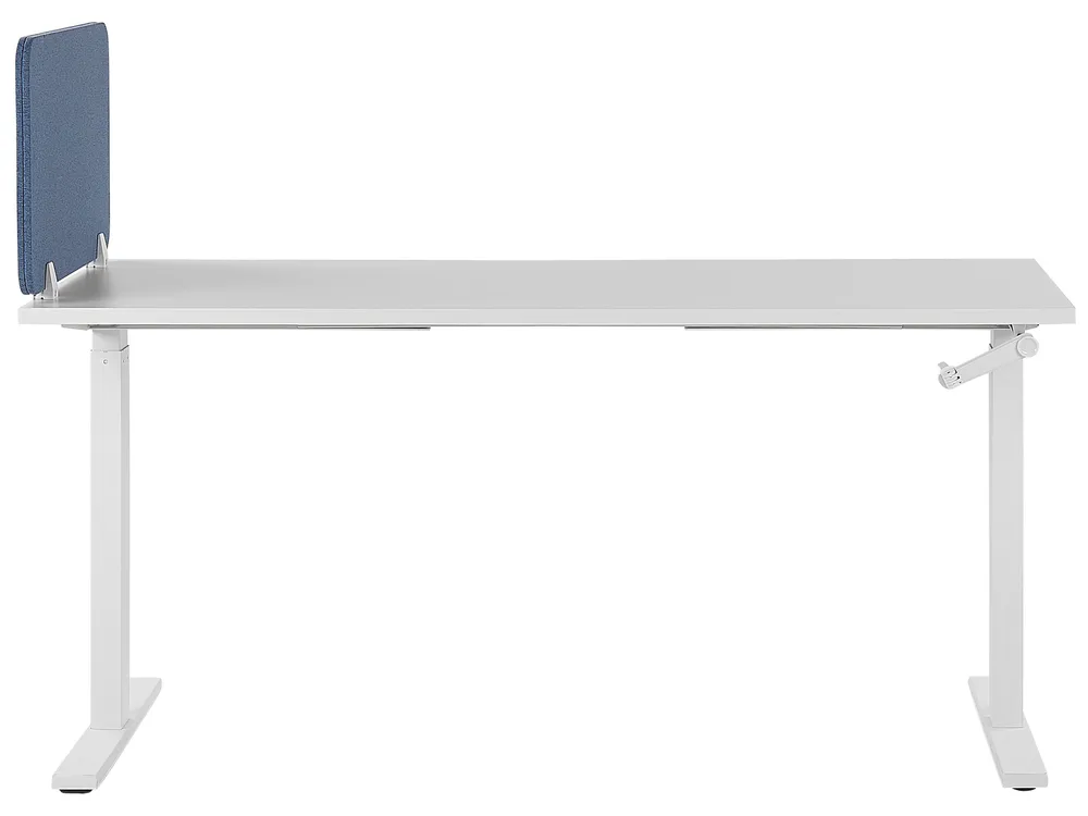 Desk Screen WALLY 80 x 40 cm Blue_800912