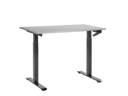 Scrivania manuale regolabile in altezza DESTINES 120 cm 72 cm Grigio/Nero_898869