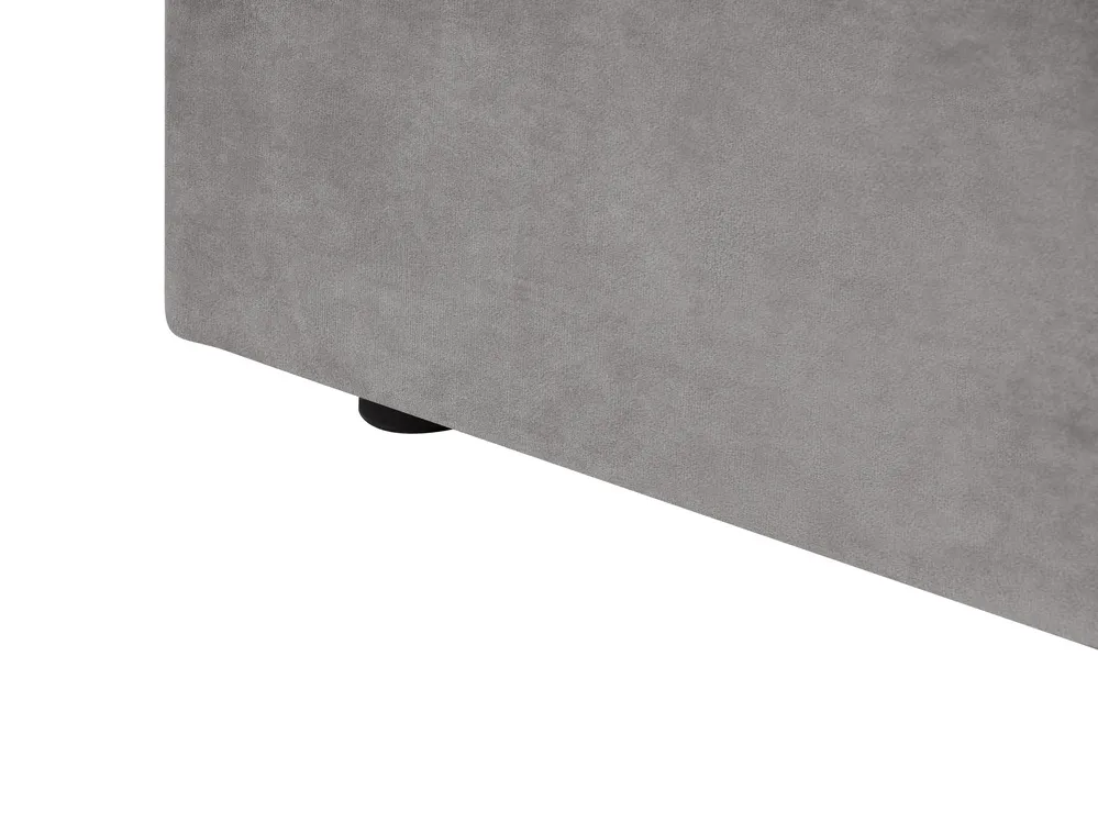 Ottoman Bed VION Velvet Grey 120 x 200 cm (EU Small Double)_1062867