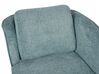 Left Hand Fabric Chaise Lounge Blue ARTHEZE _930089