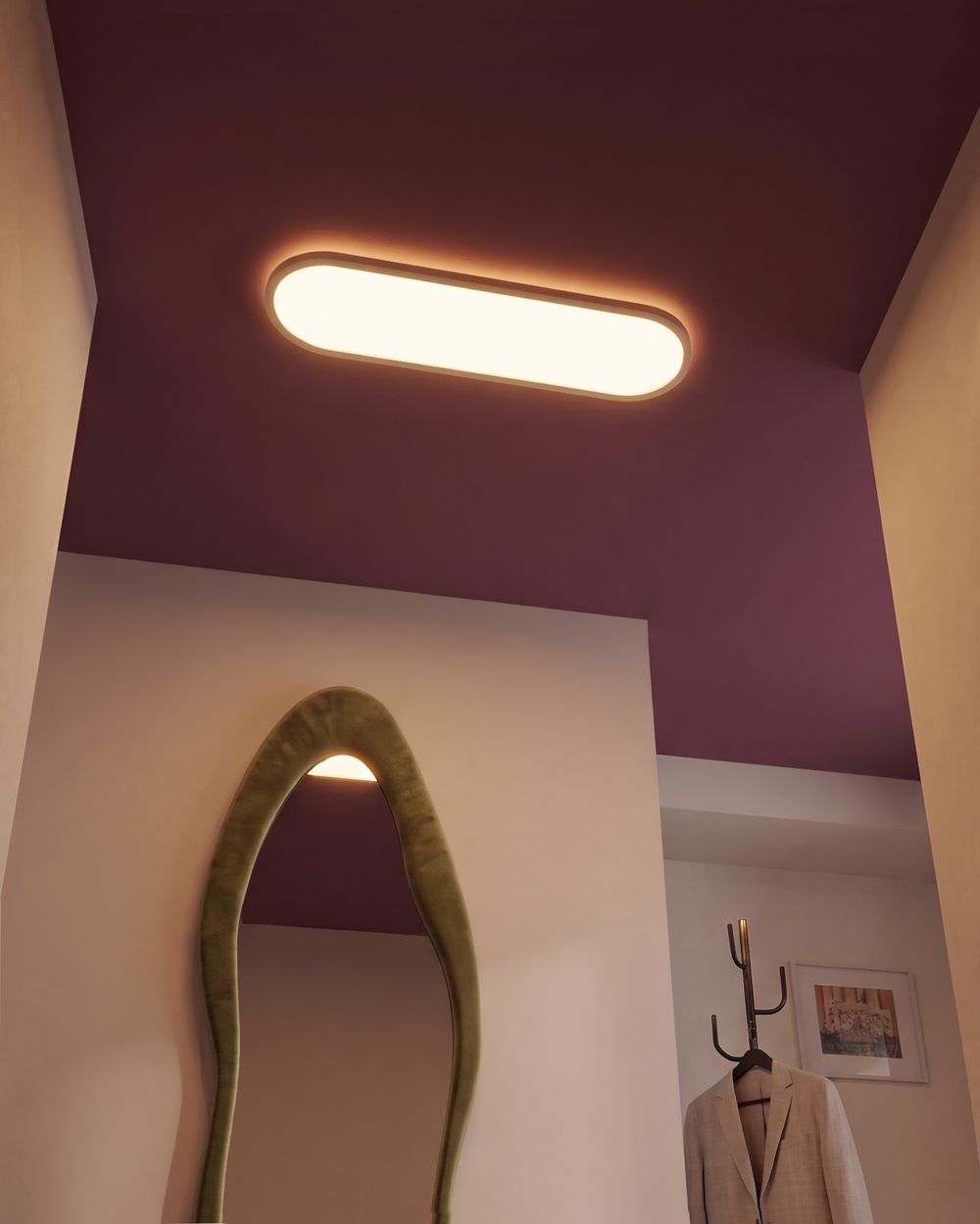 LED plafondlamp CLARELLA met afstandsbediening met dimmer Wit