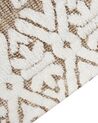 Teppich cremeweiss / beige 160 x 230 cm orientalisches Muster GOGAI_884382