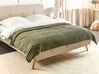 Zöld műszőrme ágytakaró 200 x 220 cm RAKYA_917567