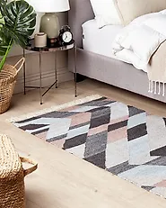 Alfombra NAKKAS Multicolor 80 x 150 cm Yute_1185859